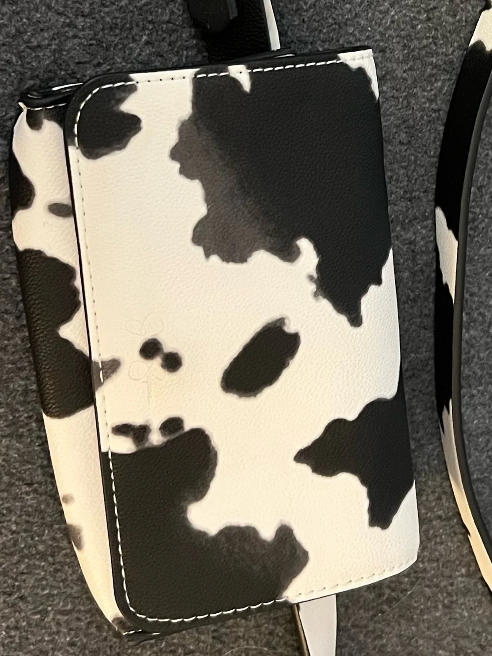 Jessica Simpson Cow Print Belt Waist Bag Sz L/XL